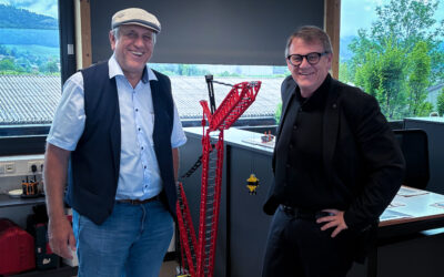 Betriebsbesuch bei Summer Bau in Klaus: Im Austausch mit der Unternehmerfamilie Summer